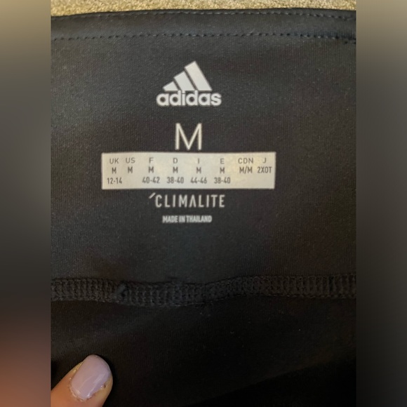 Adidas climalite cropped legging size medium item 07-26 - Picture 6 of 8